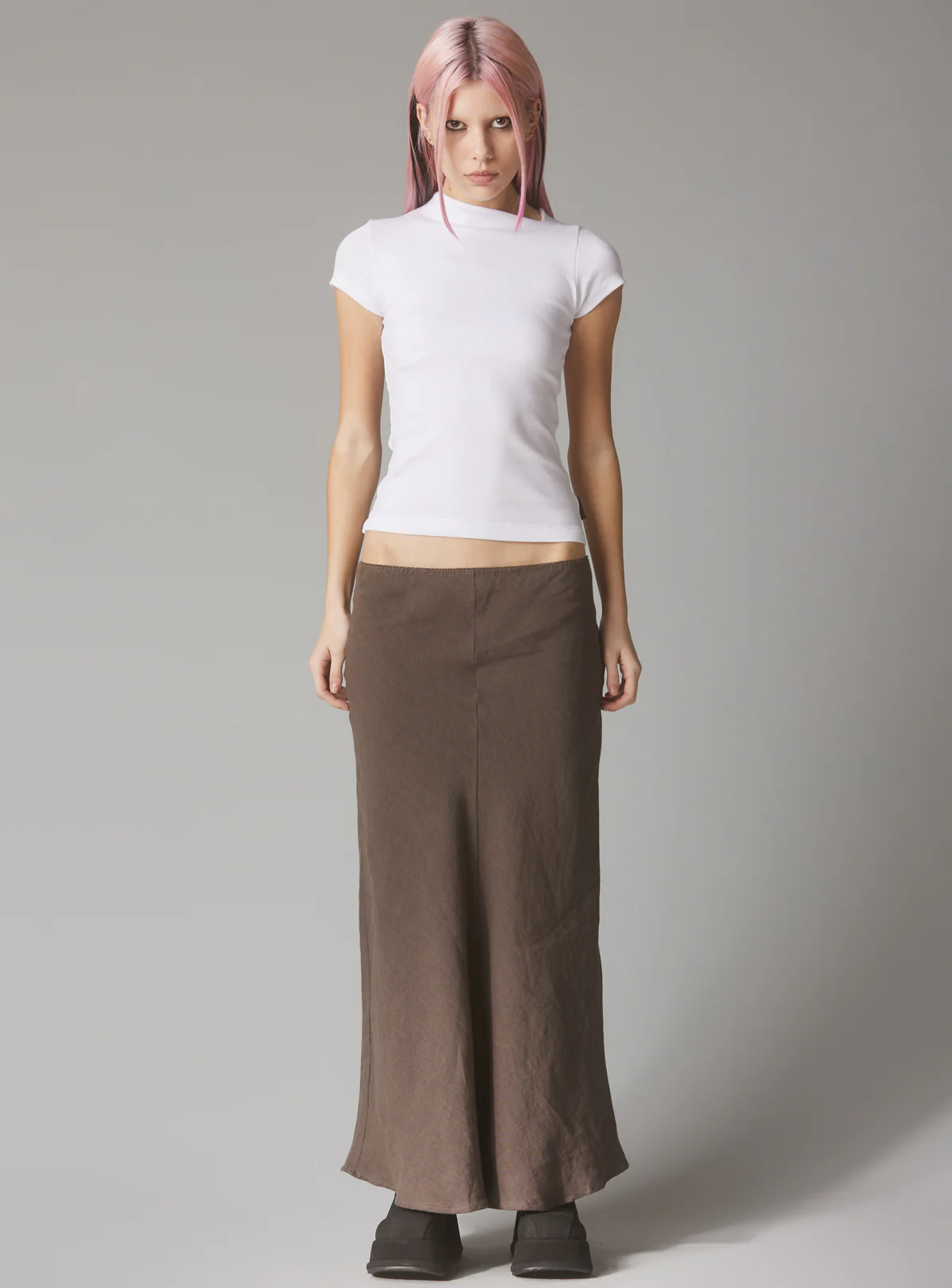 Rib Asymmetrical Cap Sleeve - Image 5